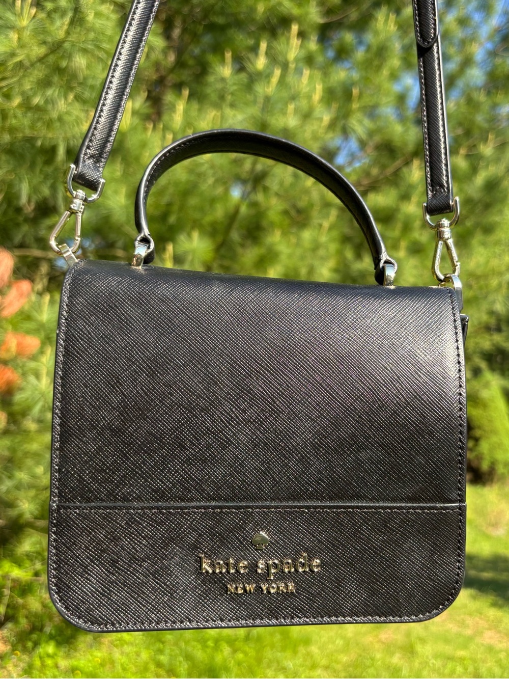 Kate Spade Saffiano Top-Handle Crossbody Bag